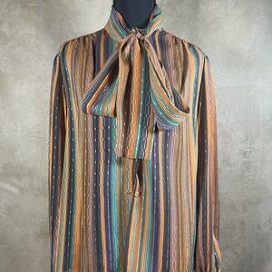 Striped Multicolor Women's Top